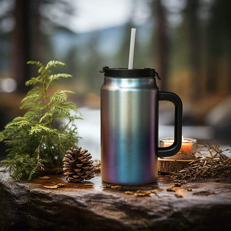 ALBOR 20 oz Tumbler - Insulated Coffee Tumbler With Handle and Straw,  Coffee Thermos, Travel Coffee Mug Cup, Coffee Travel Mug, Insulated Coffee  Mug